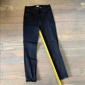 J. Crew Women's black Denim Skinny Jeans